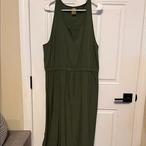 CALIA by Carrie Underwood Forest Green Maxi Dress